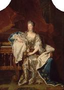 Portrait of Marie Anne de Bourbon Hyacinthe Rigaud
